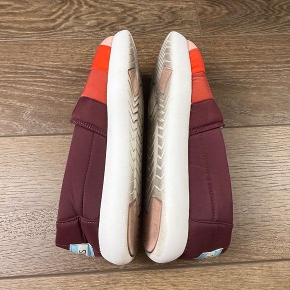 TOMS Women's Alpargata Mallow Slip-On Shoes, Burgundy Multi Sz 9.5 Fall Winter - Picture 4 of 9